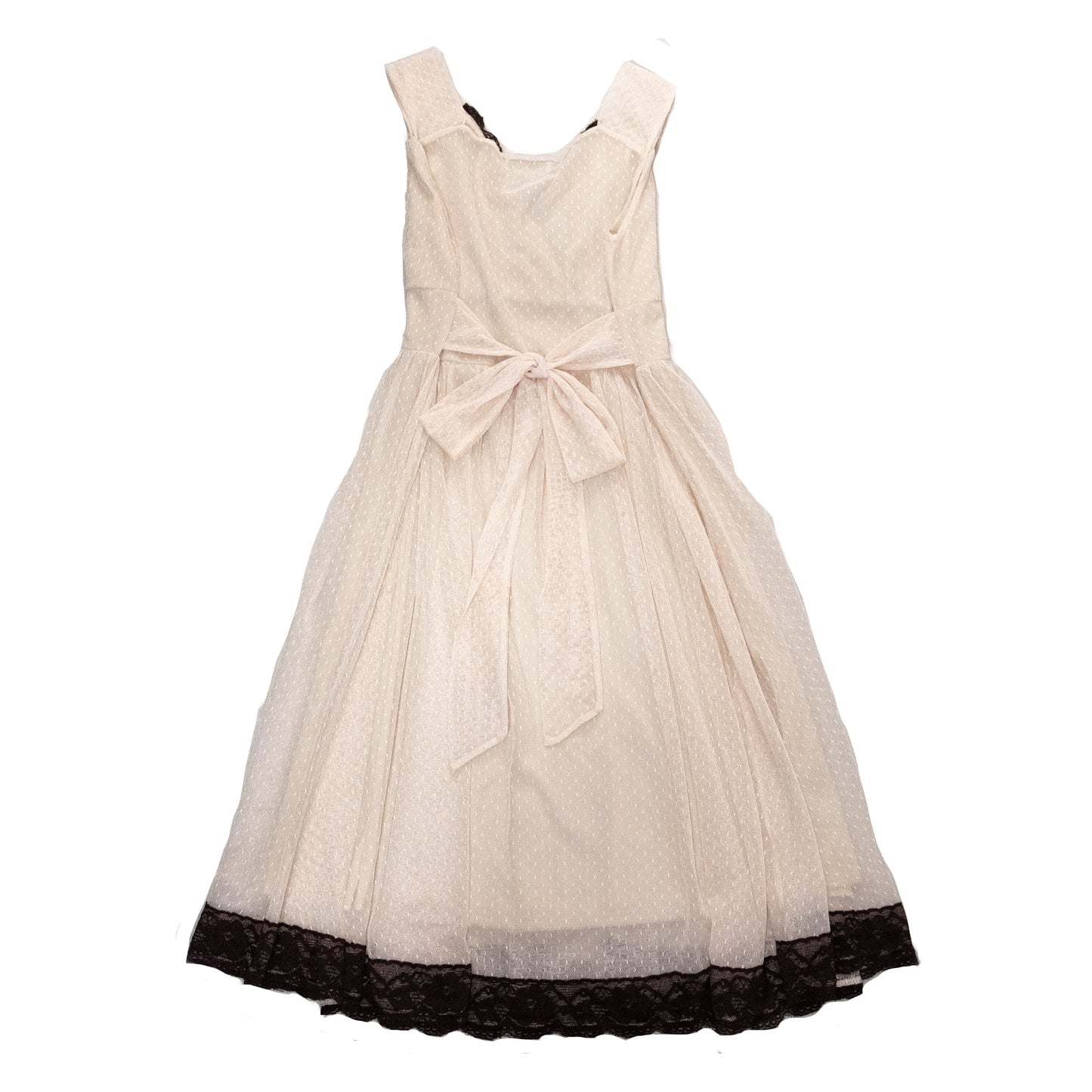 Soft Lacey White Long Dress