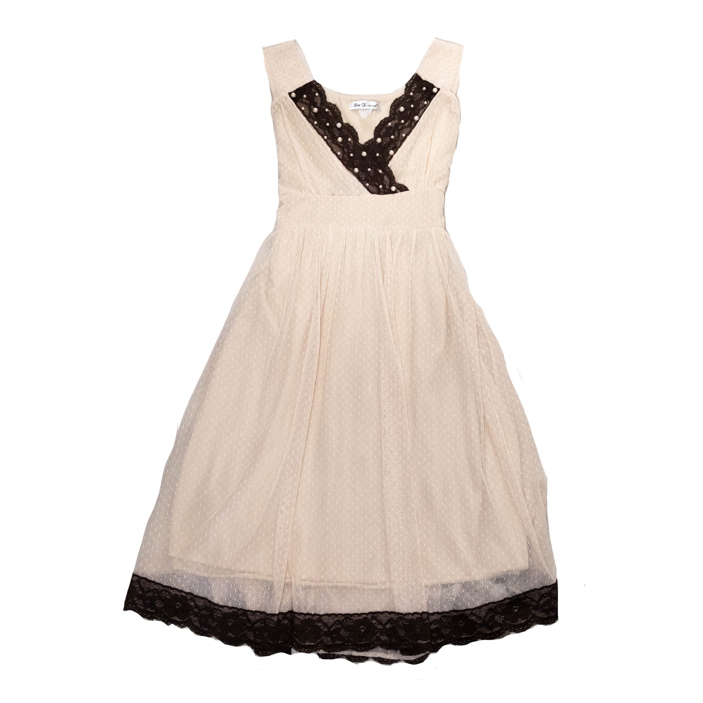 Soft Lacey White Long Dress