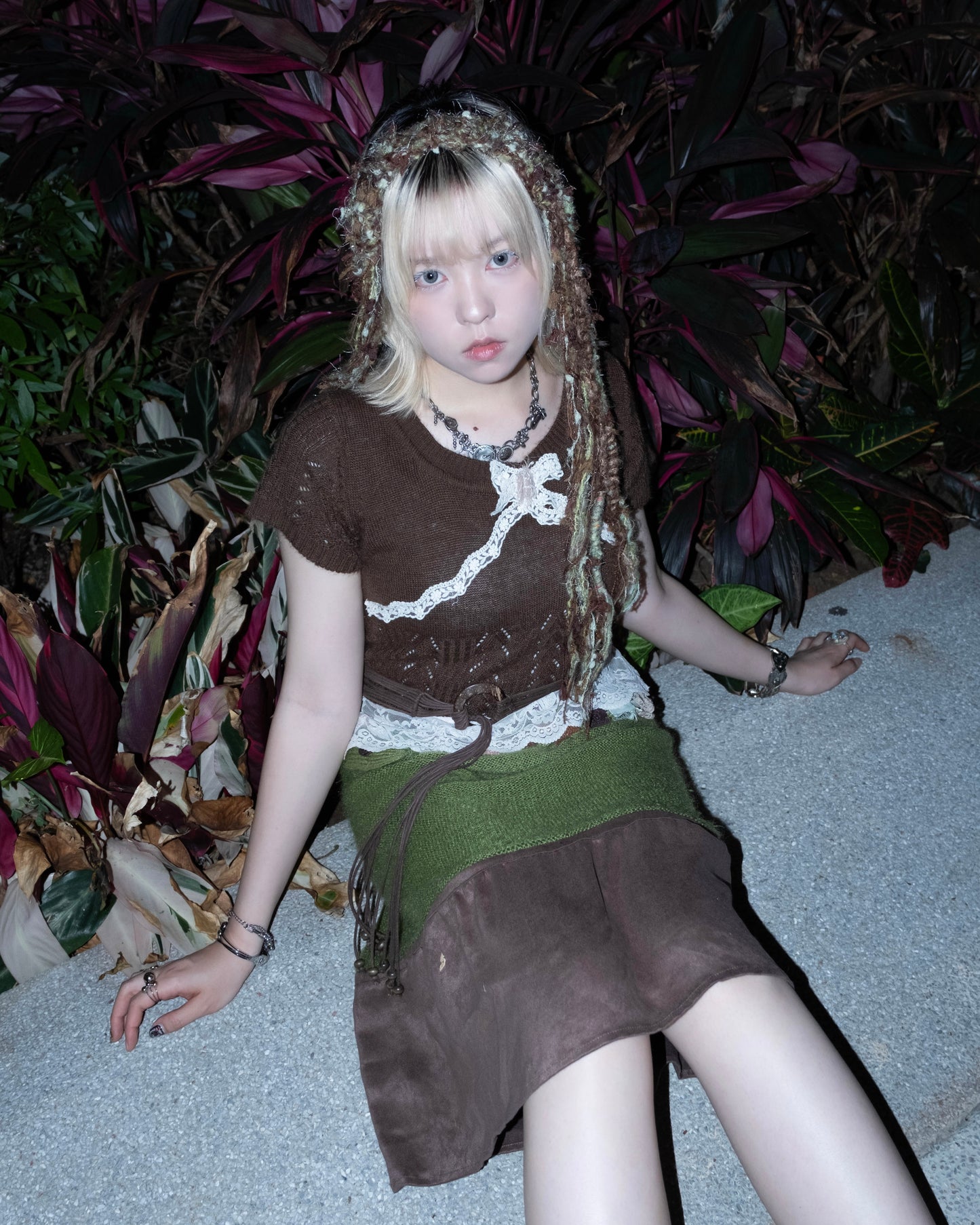 Remake Knit Patchwork Dress