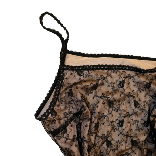 Obsidian Lacey Silk Cami