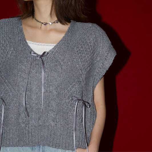 Marshmallow Knit Vest
