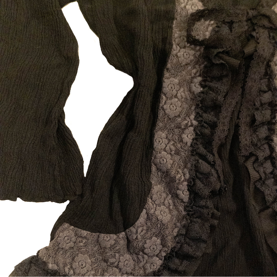 Eclipse Lacey Ruffle Cardigan