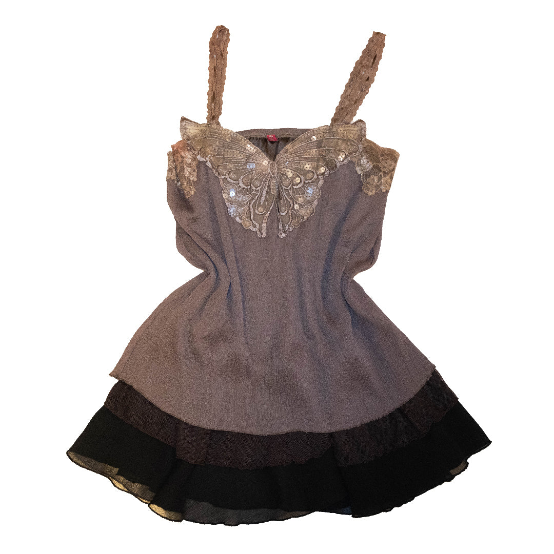 Butterfly Sequin Layers Cami