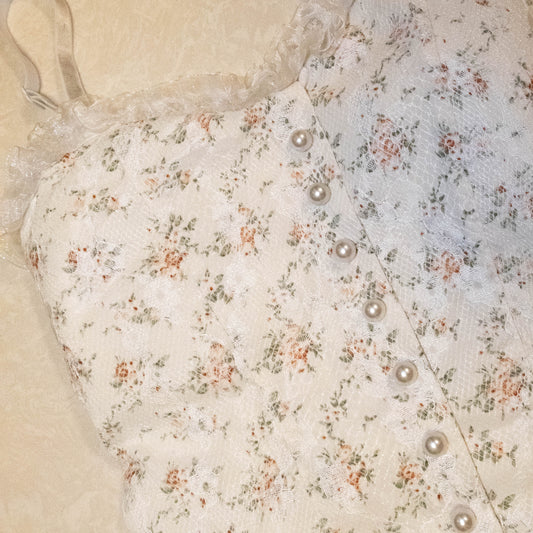Sweet Pearl Lace Corset