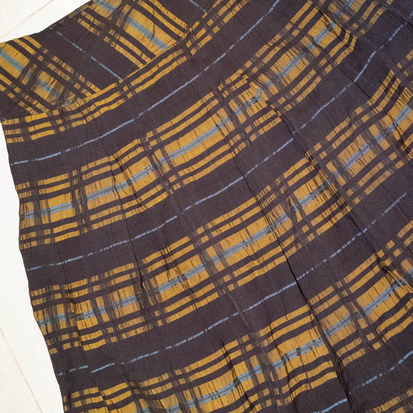 Buttermilk Plaid Midi Skirt