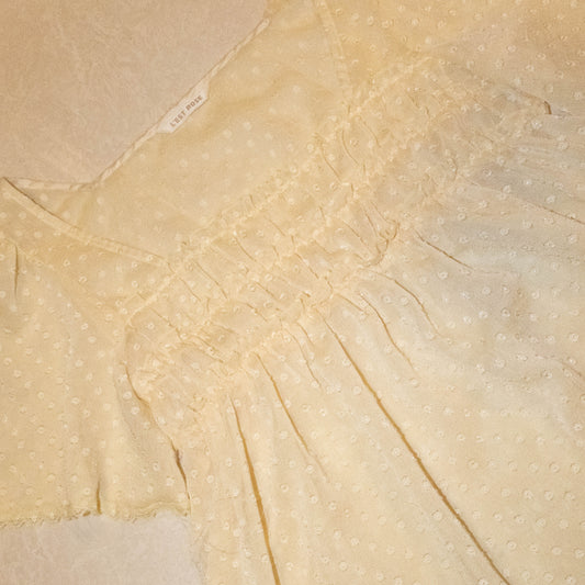 Baby Yellow Polka Dots Top