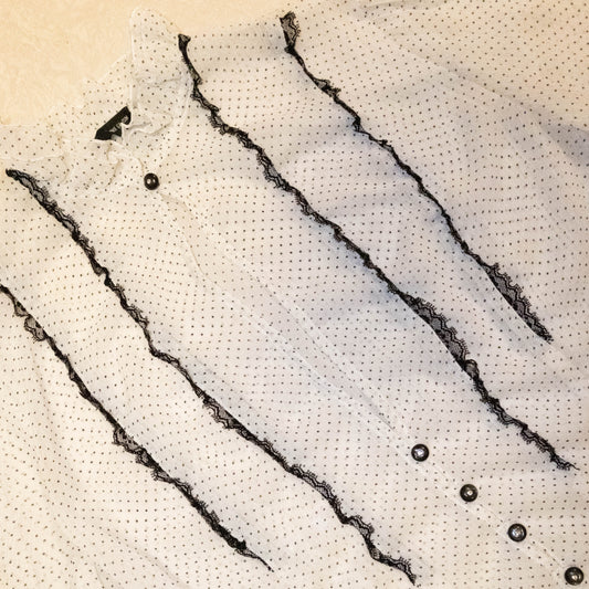 Polka Dots Sheer Shirt