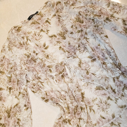 Floral Sheer Cardigan