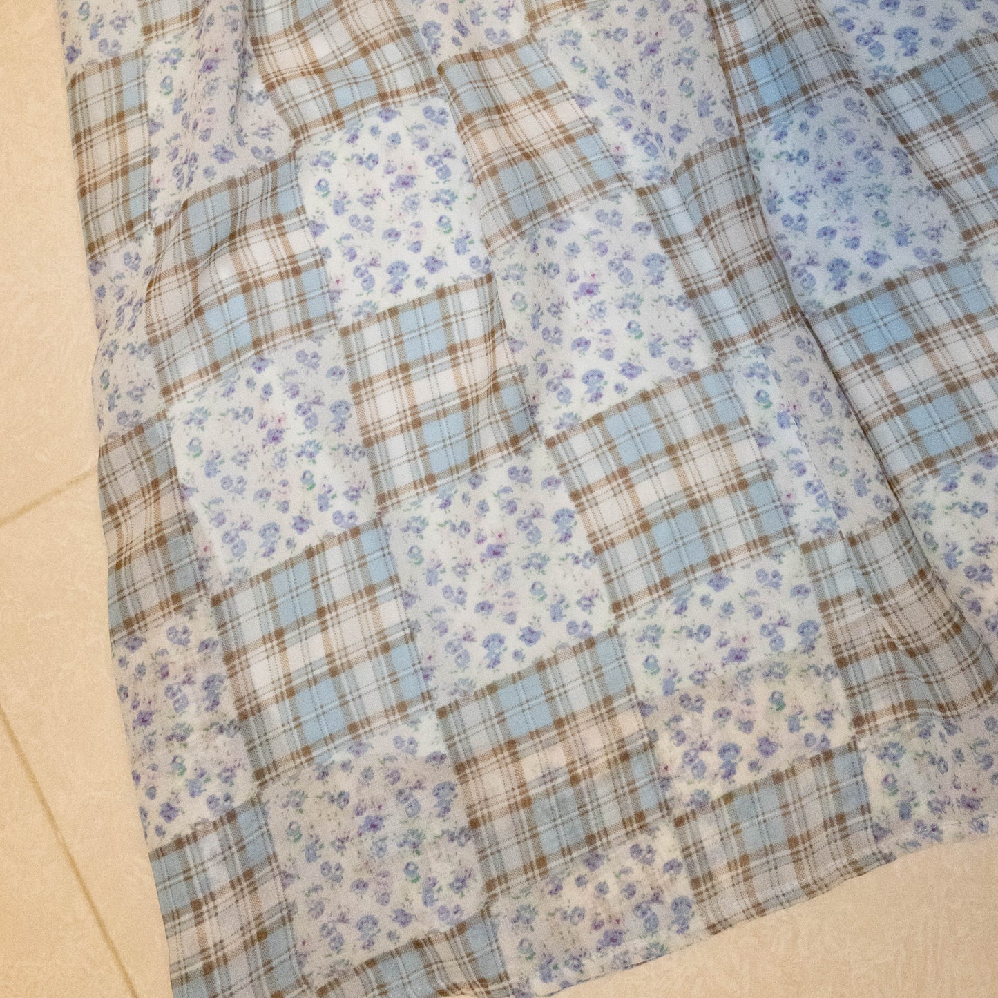 Cobalt Patchwork Dress