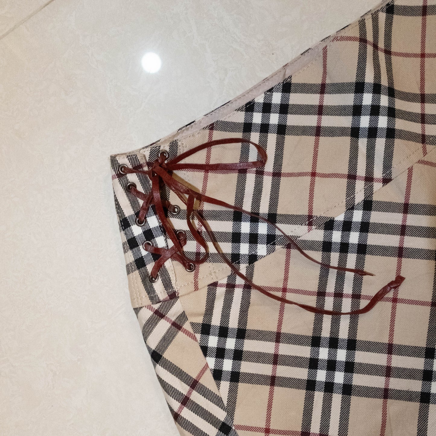 Burberry Ribbon A-Line Skirt