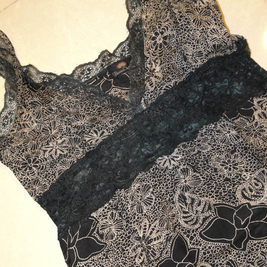 Dark Rosy Sheer Cami