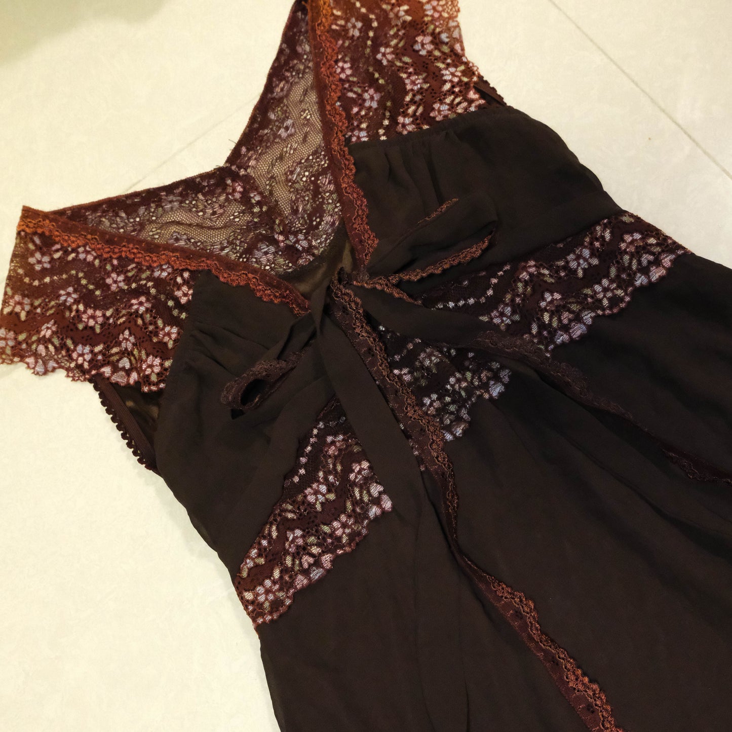 Hazel Brown Maxi Dress
