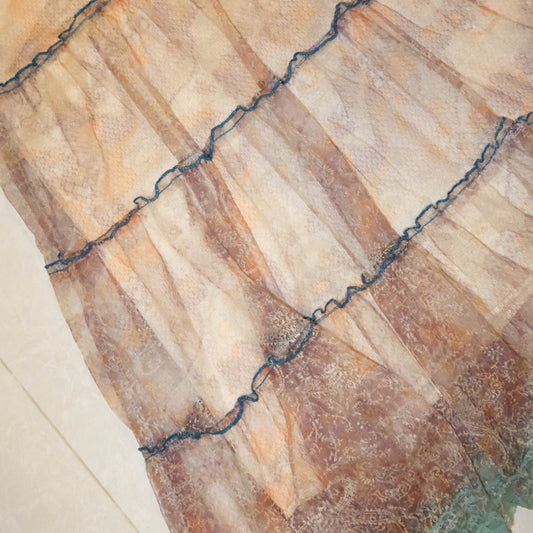 Antique Mesh Maxi Skirt