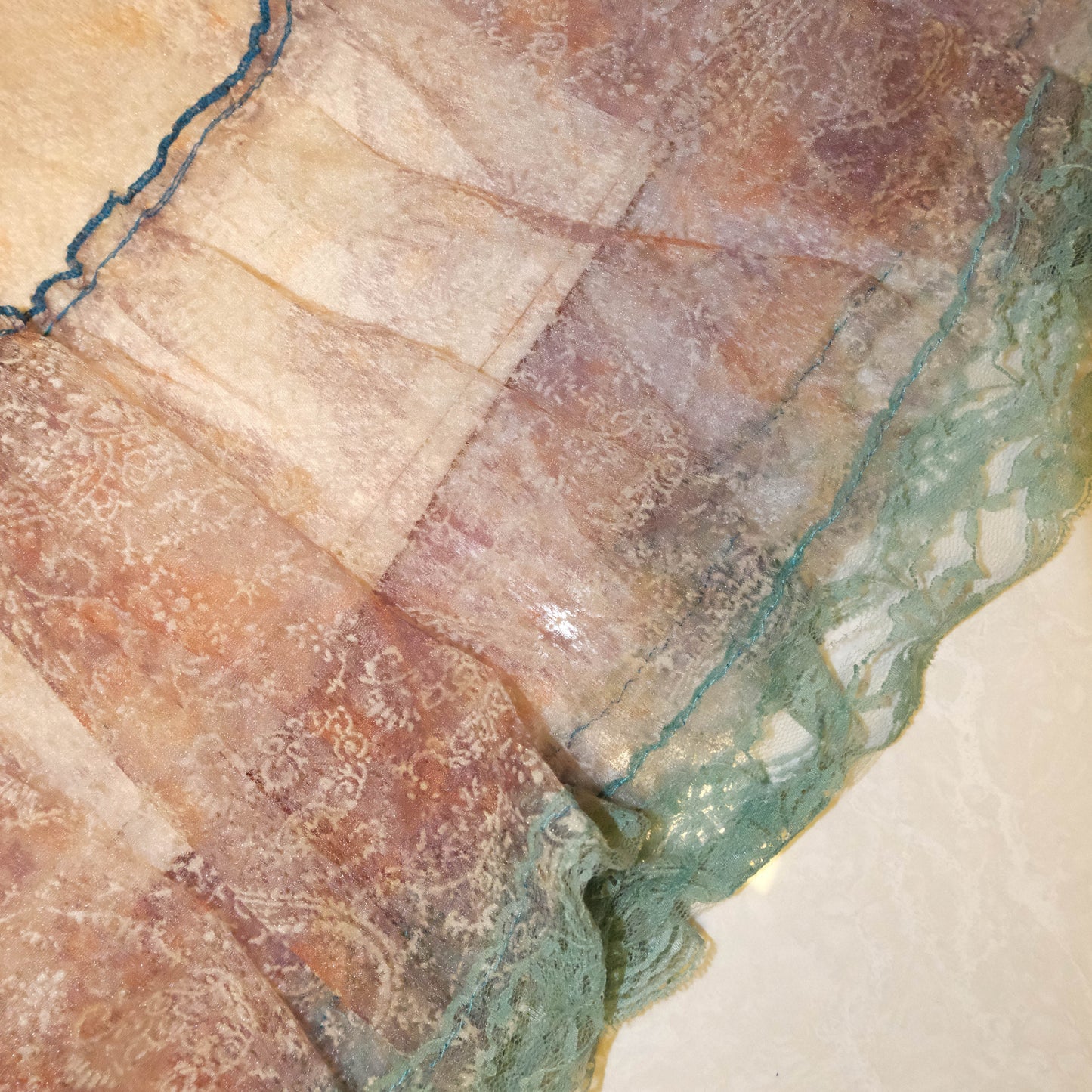 Antique Mesh Maxi Skirt