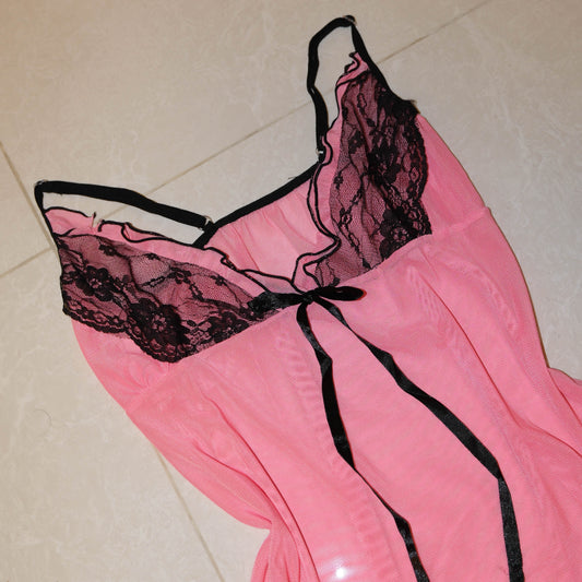 Hot Pink Lacey Cami Dress