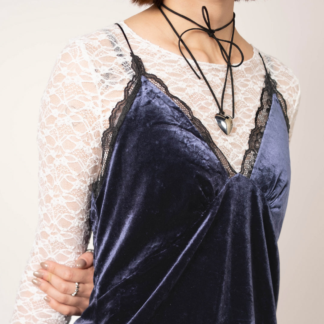Starry Blue Lacey Cami