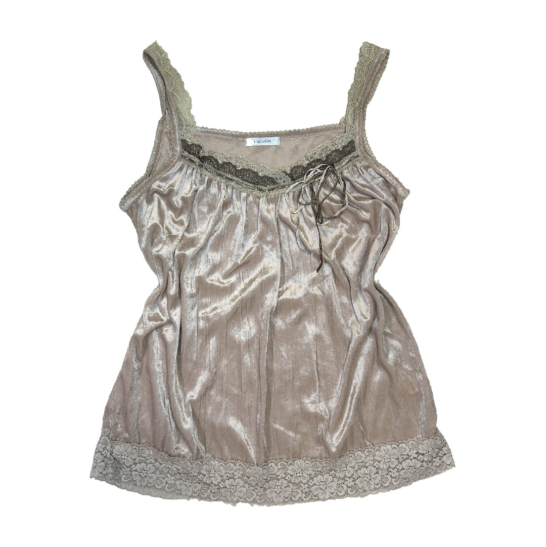 Sweet Ribbon Lace Cami