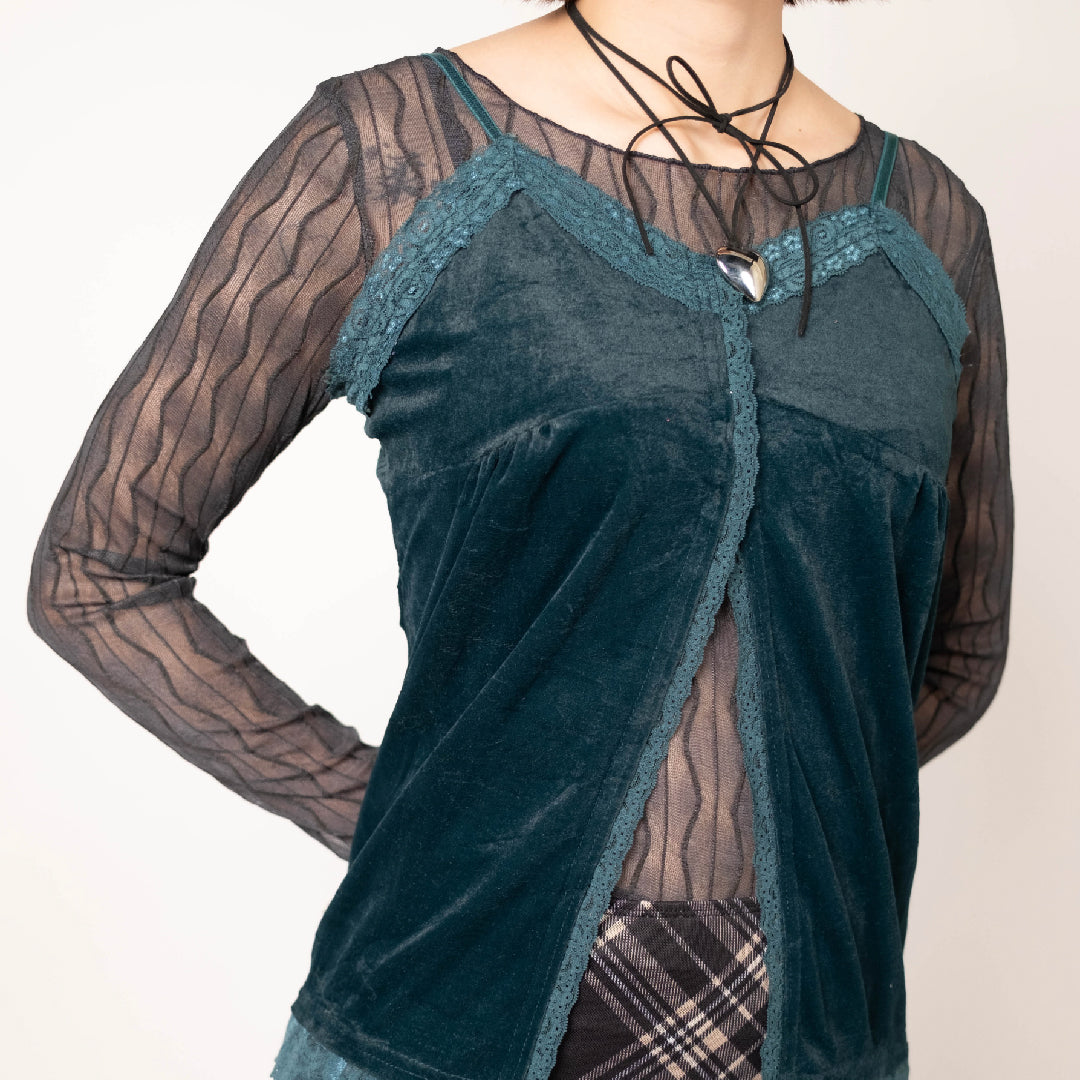 Emerald Slit Cami