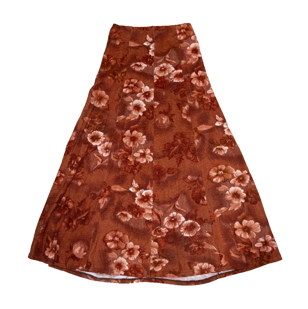 Amber Blossom Maxi Skirt