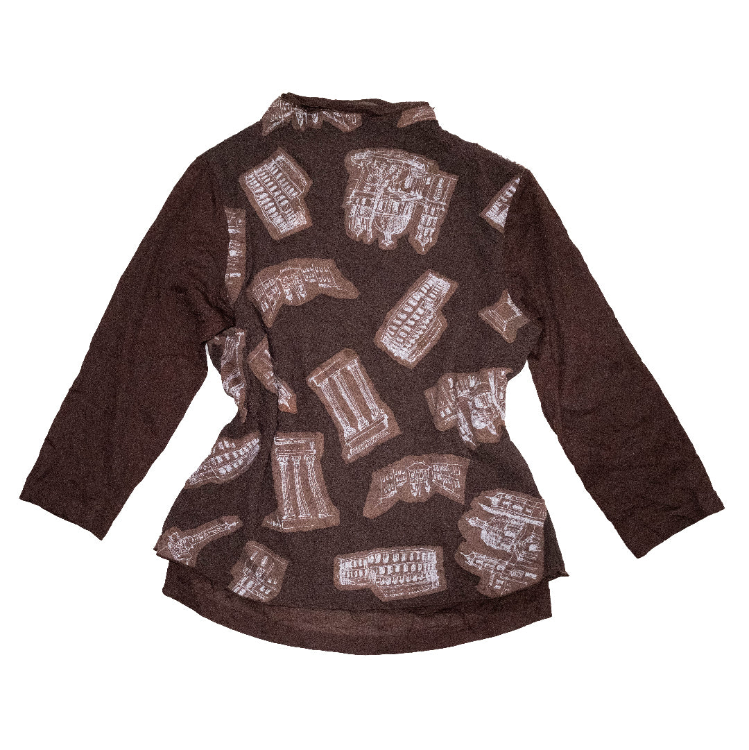 Brownie Patchwork Top
