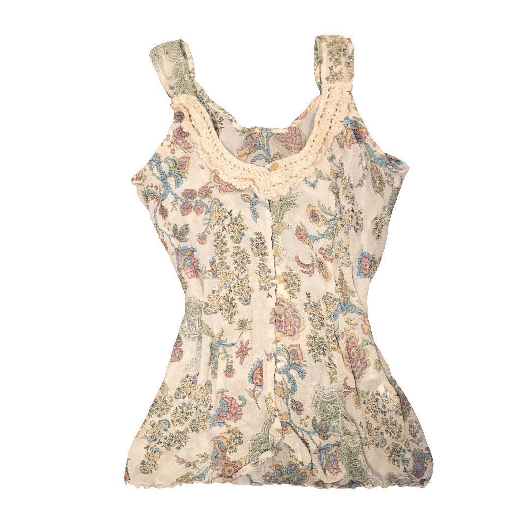 Cashew Flower Floral Vest