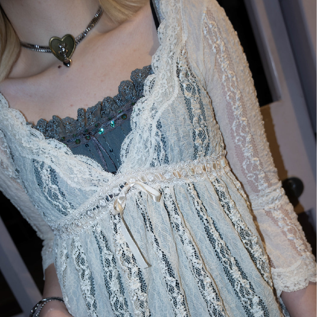 Bohemian Lace V-Neck Top