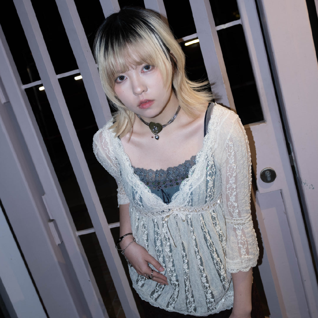 Bohemian Lace V-Neck Top