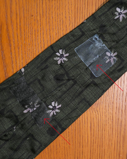 Moss Woodland Jasmine Vintage Tie