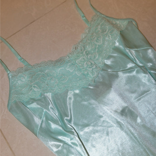 Tiffany Blue Silk Cami