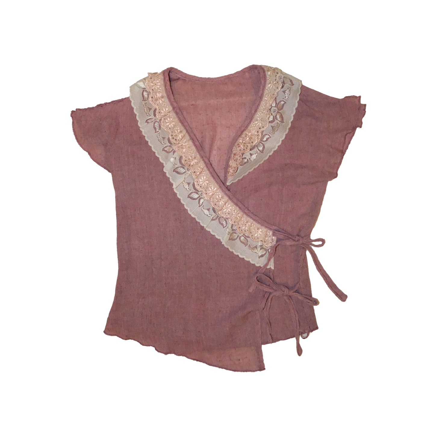 Red Berry Ruffle Top
