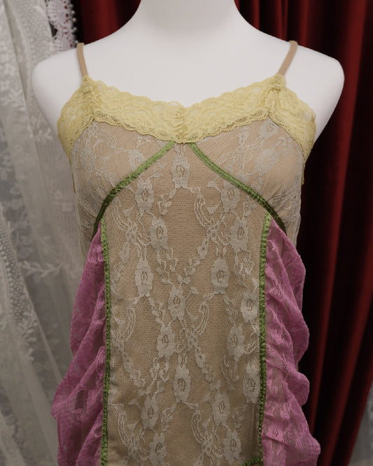 Fairycore Lace Patchwork Camisole