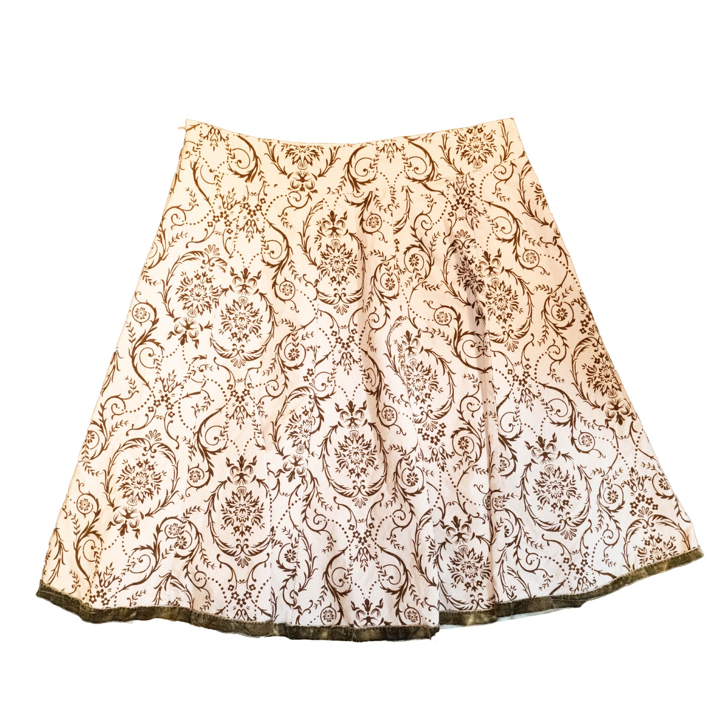 Antique Pattern A-line Skirt