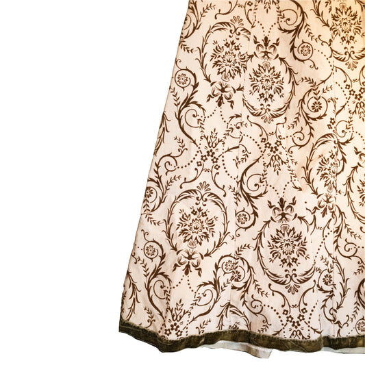 Antique Pattern A-line Skirt
