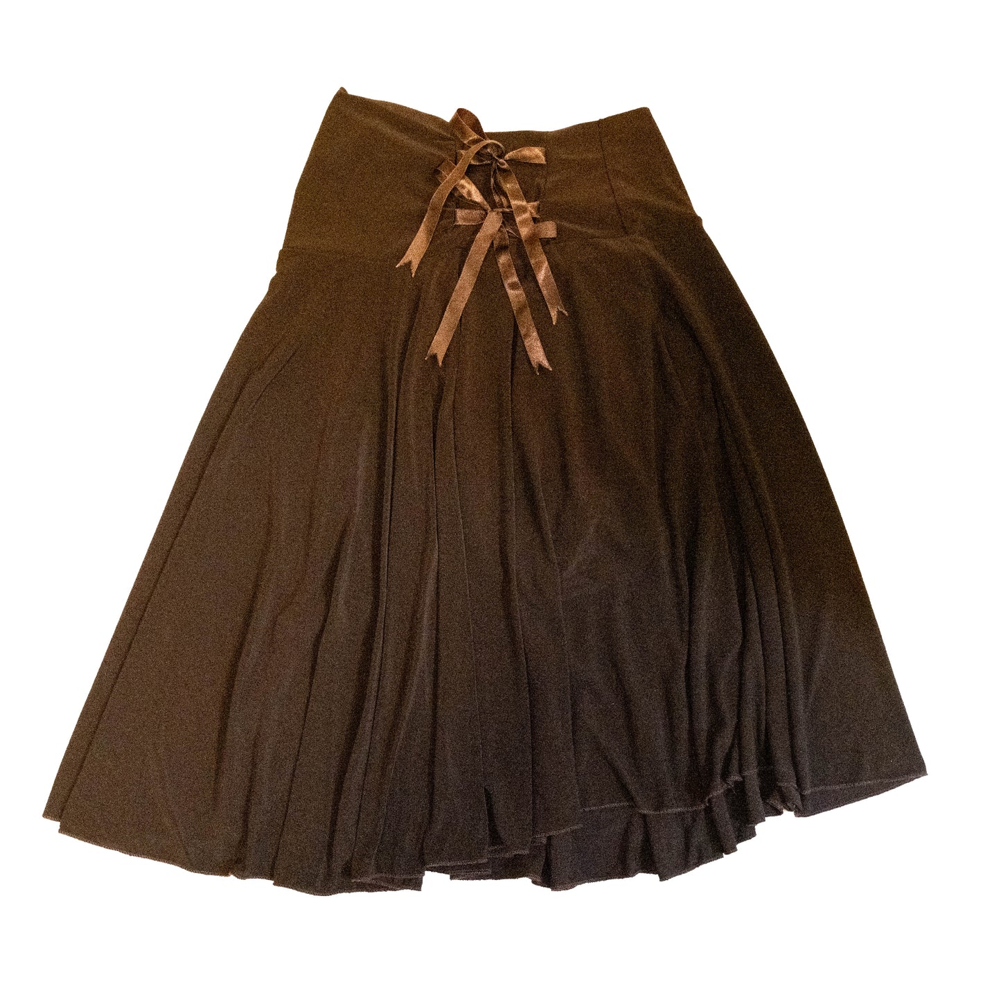 Russet Ribbons Maxi Skirt