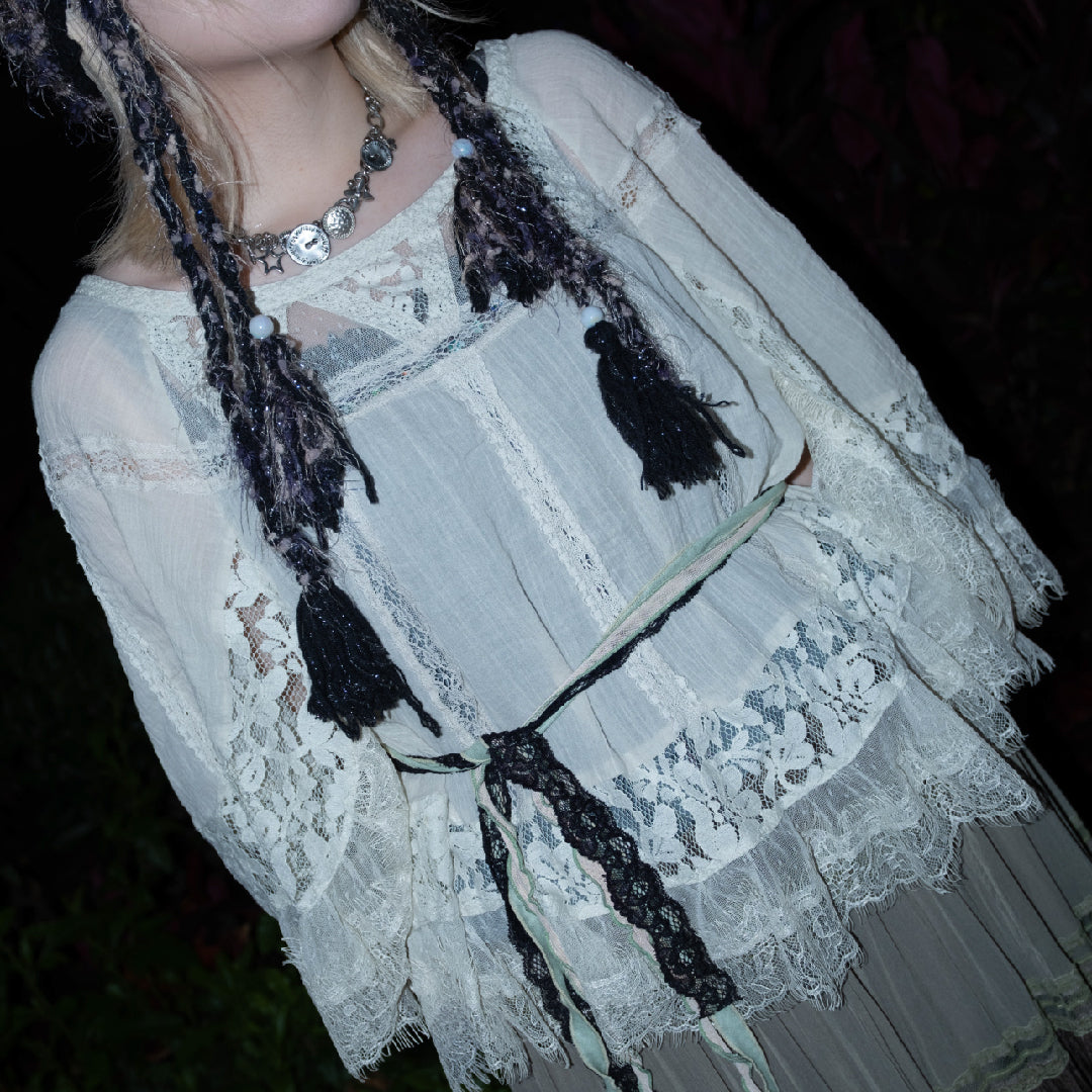 Fairygrunge Lacey Mint Top