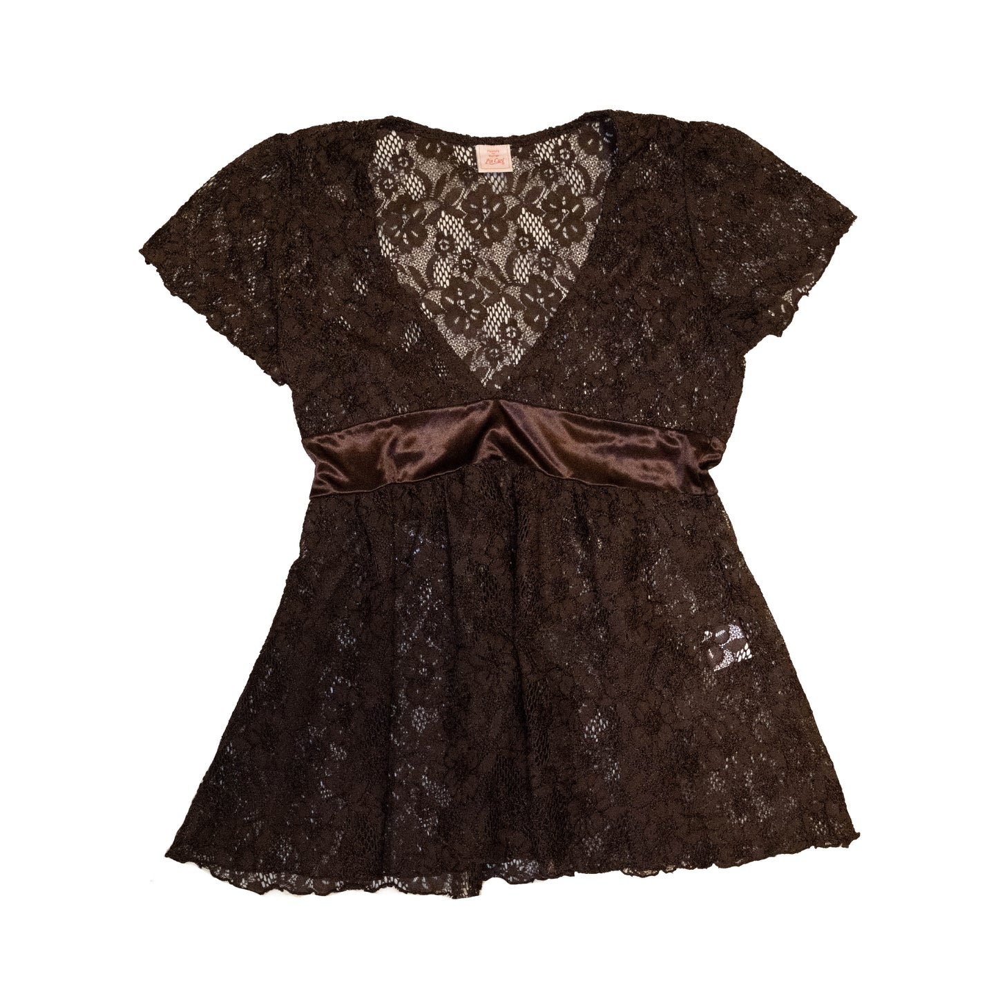 Umber Lacey Top