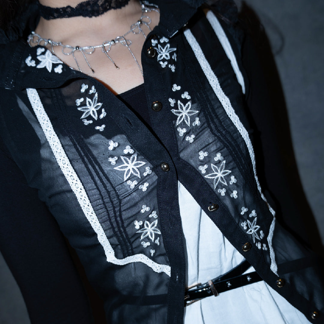 Ethereal Monochrome Vest