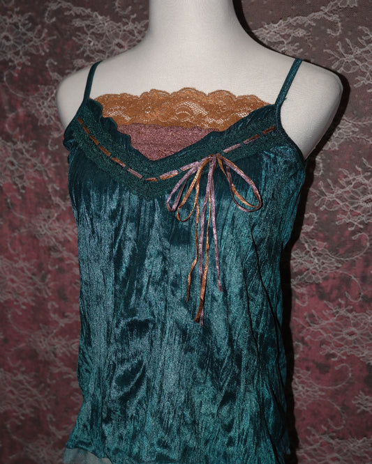 Velvet Cyan Camisole