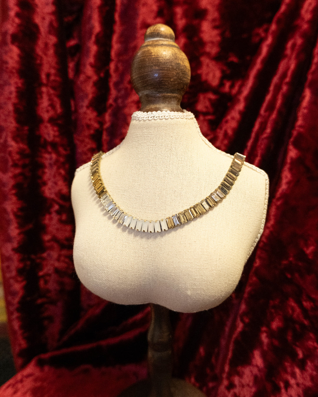 Crystal Block Necklace