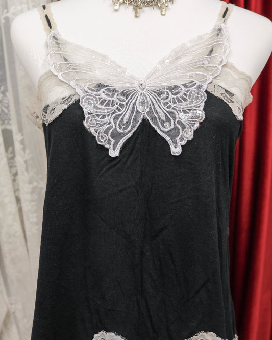 Gothic Butterfly Lace Camisole