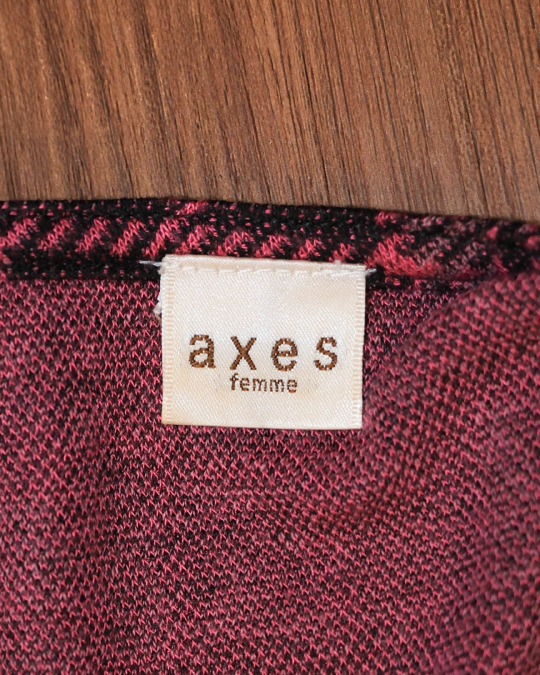 Axes Femme Magenta Plaid Rosy Top