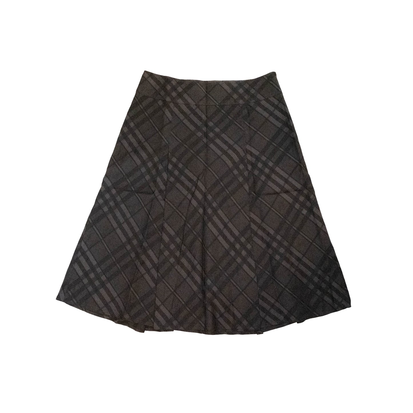 Burberry Dark Midi Skirt