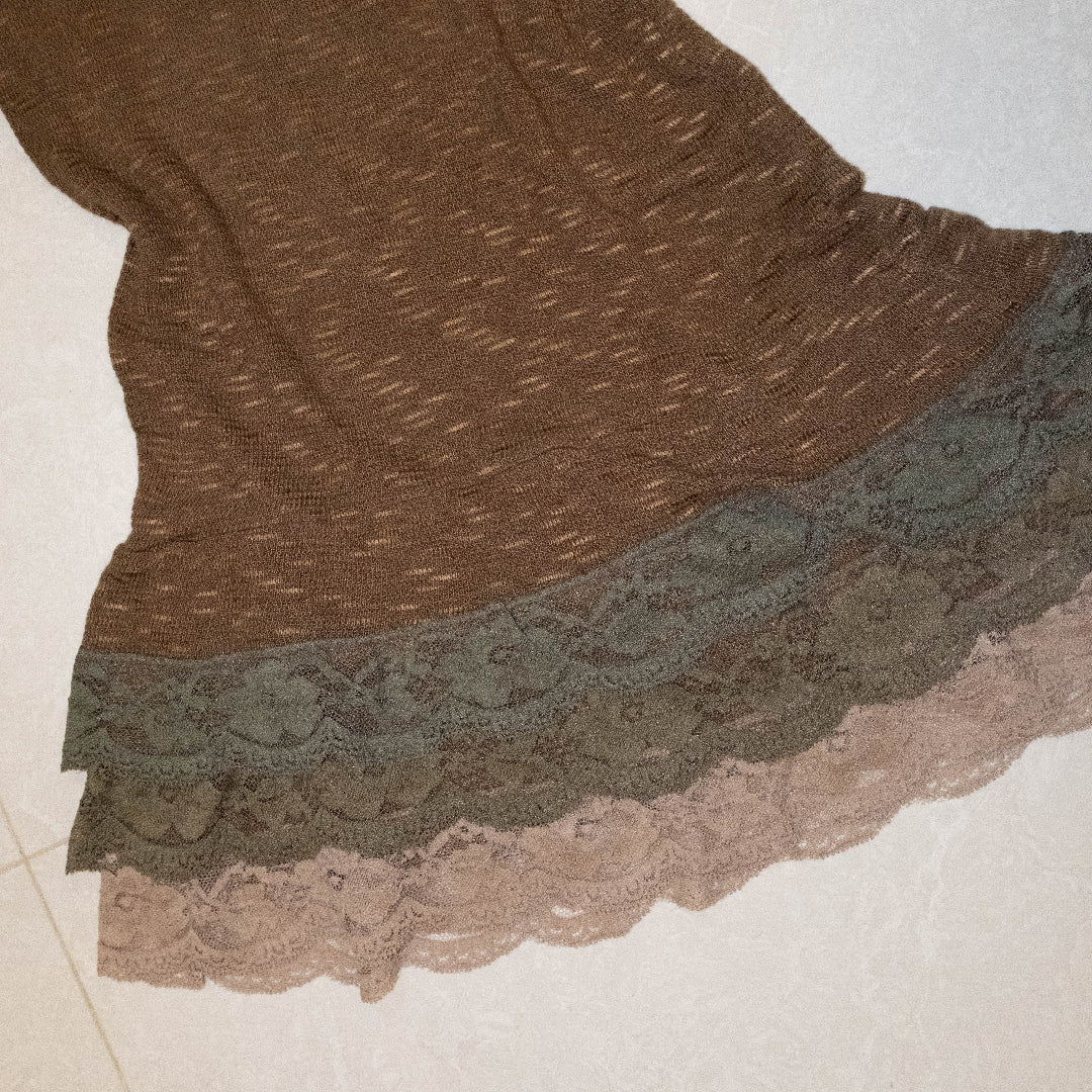 Gingerbread Knitted Dress