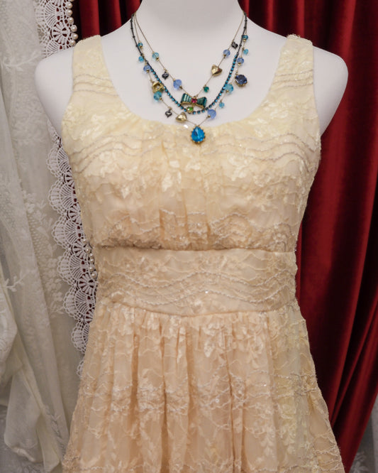 Snidel Cream Lace Dress