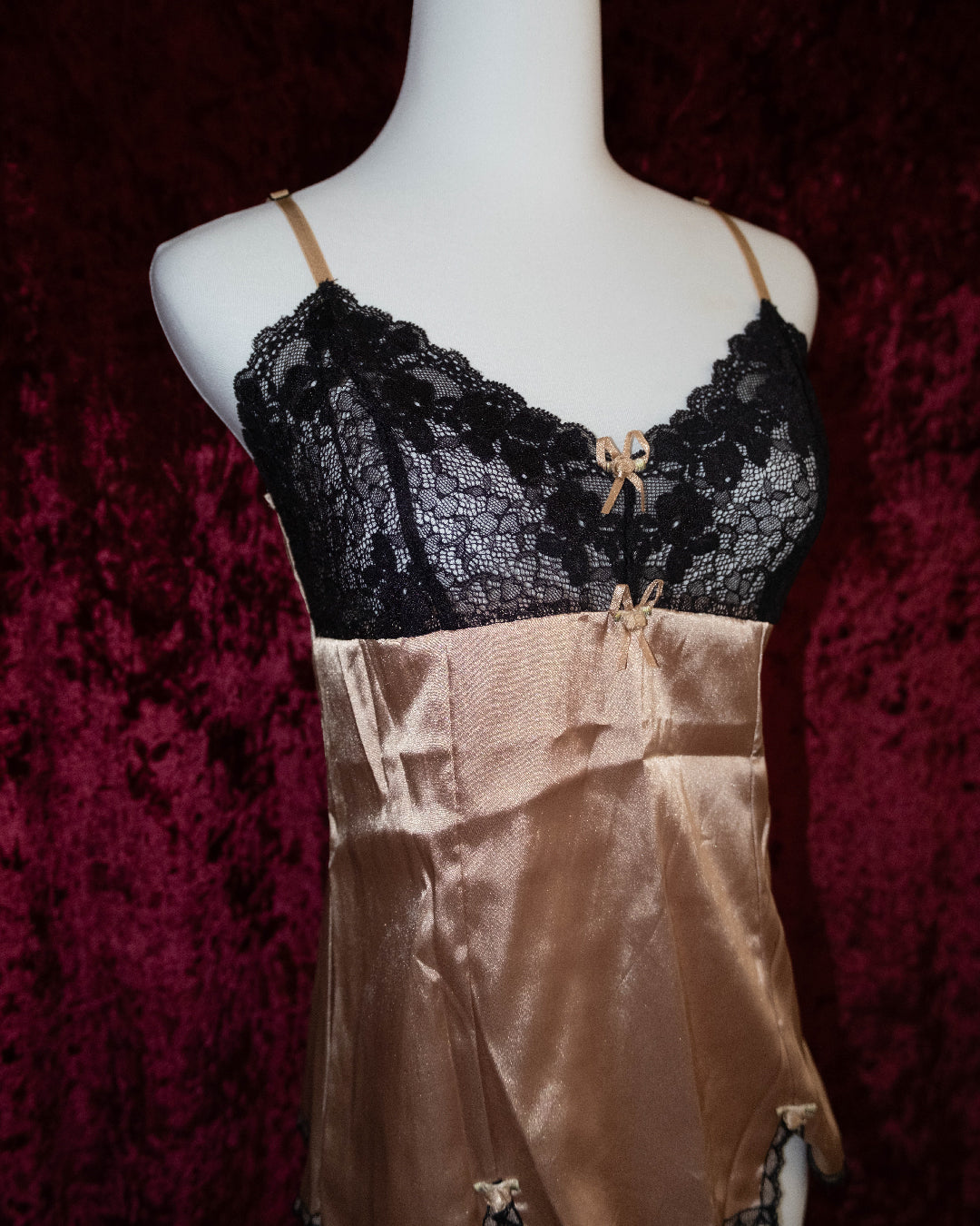 Champagne Silk Lacey Cami
