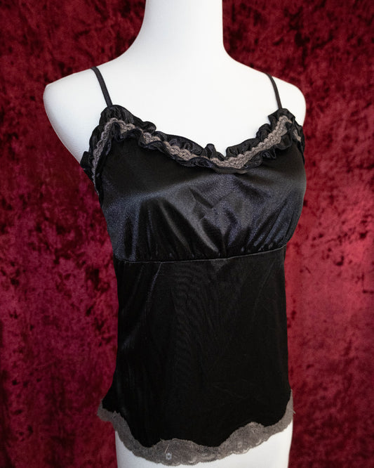 Silky Brown Black Cami