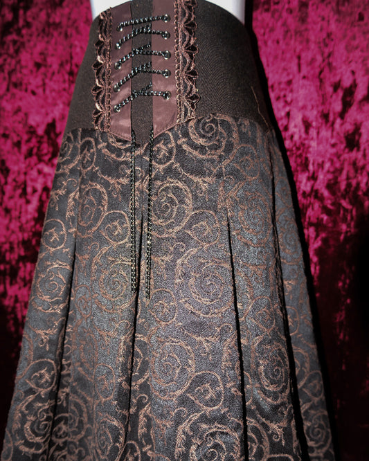 Cocoa Spellweaver Pleated Skirt