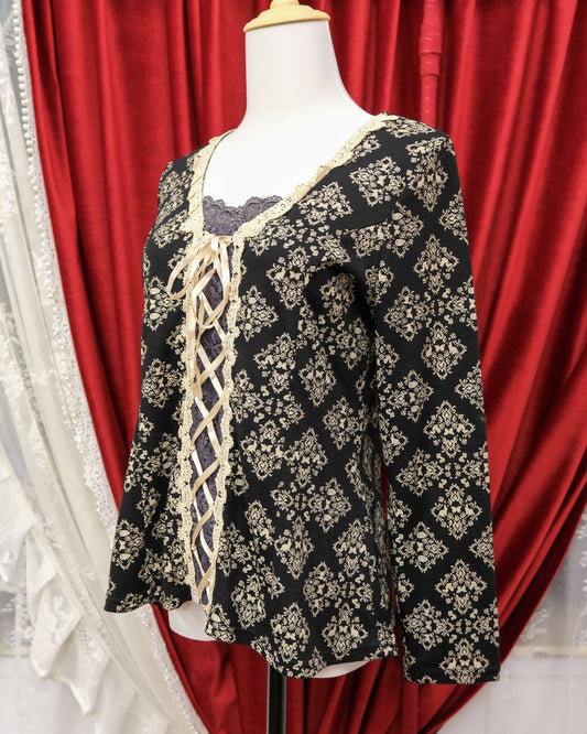 Axes Femme Victorian Ribbon Top