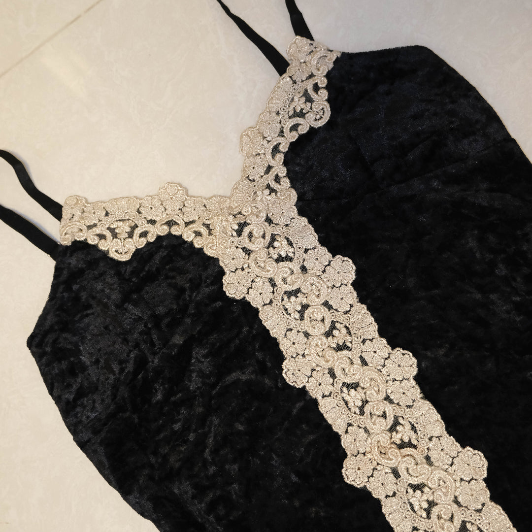Gothic Lacey Velvet Cami