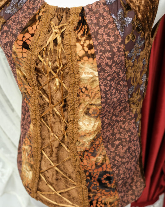 Hazel Patchwork Whismical Top
